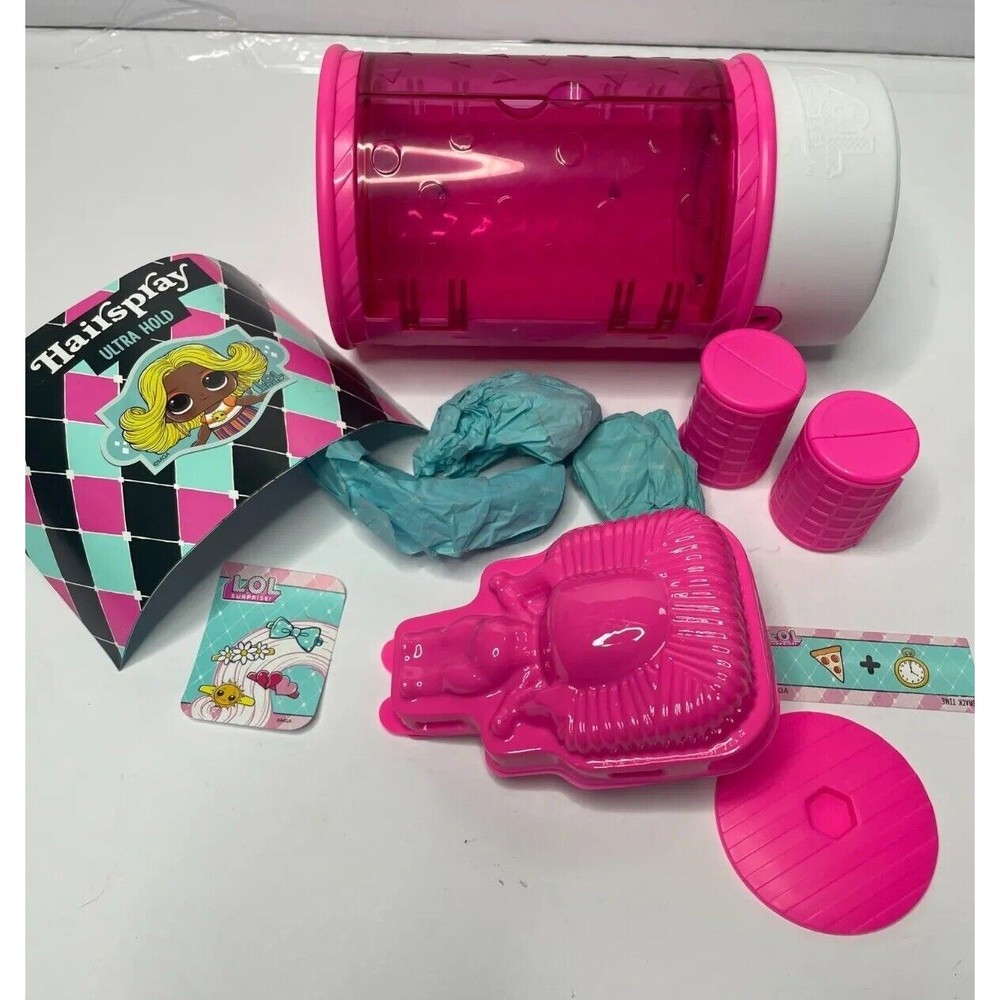 LOL Surprise Hairspray Ultra Hold Doll Set Color Change Pink Series 2